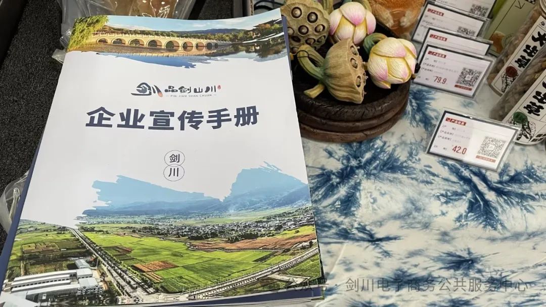 区域公共品牌“品剑山川”农特产品在2024全国农商互联暨乡村振兴产销对接活动现场进行宣传推介